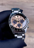 Seiko Solar Prospex Diver Speedtimer Chronograph Limited Edition Brown Dial Silver Steel Strap Watch for Men - SSC951