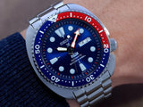 Seiko Prospex Sea Padi Blue Dial Silver Steel Strap Watch for Men - SRPE99K1