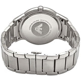 Emporio Armani Renato Blue Dial Silver Steel Strap Watch for Men - AR11180