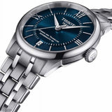 Tissot Chemin Des Tourelles Powermatic 80 Blue Dial Silver Steel Strap Watch for Men - T139.407.11.048.00