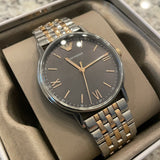 Emporio Armani Kappa Gray Dial Two Tone Steel Strap Watch for Men - AR11121
