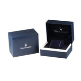 Maserati Tradizione Chronograph Black Dial Silver Steel Strap Watch for Men - R8873646004