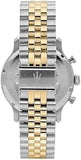 Maserati Epoca Chronograph Blue Dial Two Tone Steel Strap Watch for Men - R8873618030