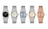 Tissot PRX Quartz Diamonds Black Dial Silver Steel Strap Watch for Women - T137.010.11.056.00