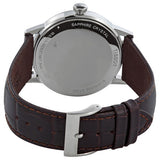 Tissot T Classic Dream Quartz White Dial Brown Leather Strap Watch for Men - T129.410.16.013.00