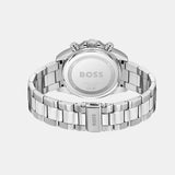 Hugo Boss Hero 2.0 Chronograph Black Dial Silver Steel Strap Watch for Men - 1514267