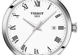 Tissot T Classic Dream Quartz White Dial Brown Leather Strap Watch for Men - T129.410.16.013.00