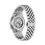 Citizen Tsuyosa 60 Automatic Black Dial Silver Steel Strap Watch for Men - NK0020-55E