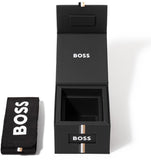 Hugo Boss Hero 2.0 Chronograph Black Dial Silver Steel Strap Watch for Men - 1514267