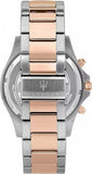 Maserati SFIDA Chronograph Grey Dial Two Tone Steel Strap Watch for Men - R8873640021