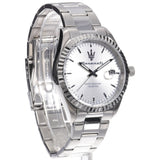 Maserati Competizione Silver Dial Silver Steel Strap Watch for Men - R8853100045