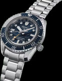 Seiko Prospex 1968 Heritage Divers GMT The Great Wave Limited Edition Blue Dial Silver Steel Strap Watch for Men - SPB509J1