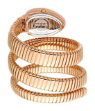 Just Cavalli Vezzoso Green Dial Rose Gold Steel Strap Watch for Women - JC1L230M0055