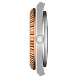 Tissot PRX Powermatic 80 18K Gold Brown Dial Silver Steel Strap Watch for Men - T931.407.41.291.00