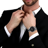 Maserati Epoca Chronograph Limited Edition Black Dial Silver Steel Strap Watch for Men - R8873618029