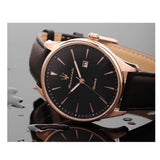 Maserati Tradizione Chronograph Black Dial Black Leather Strap Watch for Men - R8871646001