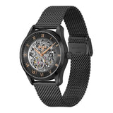 Hugo Boss Principle Skeleton Grey Dial Grey Mesh Strap Watch for Men - 1514255