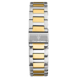 Maserati Velocità Date Blue Dial Two Tone Steel Strap Watch for Men - R8853152001