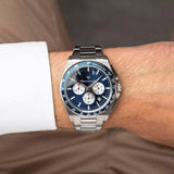 Maserati Velocità Chronograph Blue Dial Silver Steel Strap Watch for Men - R8873652005
