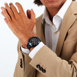Maserati Attrazione Chronograph Blue Dial Blue Steel Strap Watch for Men - R8873626003