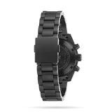 Seiko Prospex Speedtimer The Black Series Limited Edition Black Dial Black Steel Strap Watch for Men - SSC917