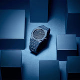 D1 Milano Ultra Thin Midnight Dial Blue Steel Strap Watch for Men- D1-UTBJ21