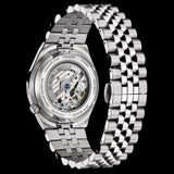 Citizen Tsuyosa 60 Automatic Black Dial Silver Steel Strap Watch for Men - NK0020-55E