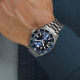 Seiko Prospex 1965 Heritage Diver’s Automatic Blue Dial Silver Steel Strap Watch for Men - SPB451J1
