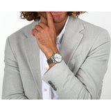 Maserati Competizione Chronograph Silver Dial Silver Steel Strap Watch for Men - R8853100041