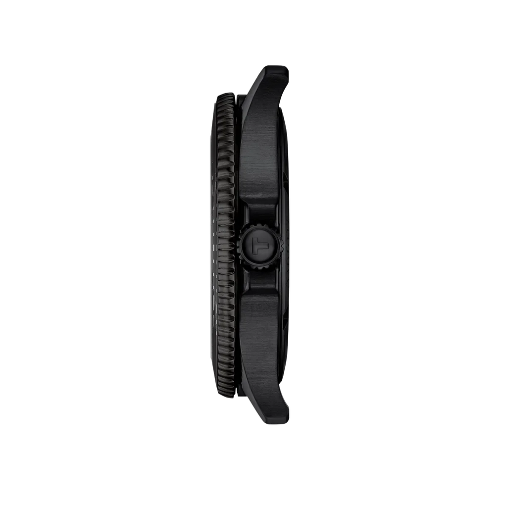 Tissot Seastar 1000 Red Dial Black Steel Strap Watch for Men - T120.410.33.421.00