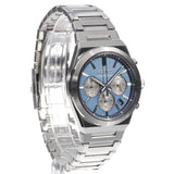 Seiko Conceptual Chronograph Blue Dial Silver Steel Strap Watch for Men- SSB453P1
