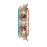 Tissot Seastar 1000 Chronograph Turqouise Dial Turqouise Rubber Strap Watch for Women - T120.217.37.041.00