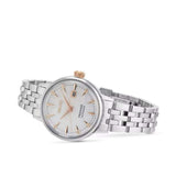 Seiko Presage Cocktail Time Skydiving Automatic Diamonds Mother of Pearl Dial Silver Steel Strap Watch for Women - SRE009J1