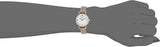 Emporio Armani Gianni T-Bar Silver Dial Beige Leather Strap Watch for Women - AR11111