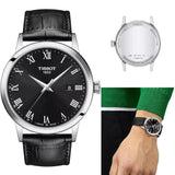 Tissot T Classic Dream Quartz Black Dial Black Leather Strap Watch for Men - T129.410.16.053.00