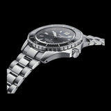 Seiko Prospex Polygonal Divers Automatic Blue Dial Silver Steel Strap Watch for Men - SPB483J1