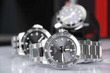 Tissot Seastar 1000 Powermatic 80 Grey Dial Silver Steel Strap Watch for Men - T120.407.11.081.01