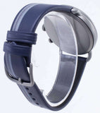 Emporio Armani Aviator Silver Dial Two Tone Leather Strap Watch for Men - AR11202