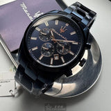 Maserati Attrazione Chronograph Blue Dial Blue Steel Strap Watch for Men - R8873626003