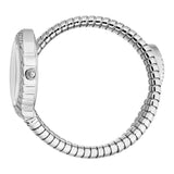 Just Cavalli Serpente Metallica Blue Dial Silver Steel Strap Watch for Women - JC1L223M0015