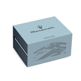 Maserati Velocità Chronograph Blue Dial Black Steel Strap Watch for Men - R8873652004