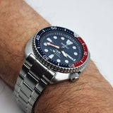 Seiko Prospex Sea Padi Blue Dial Silver Steel Strap Watch for Men - SRPE99K1