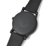 Emporio Armani Luigi Gray Dial Black Silicon Strap Watch for Men - AR11176