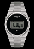 Tissot Digital Quartz Black Dial Silver Steel Strap Watch for Men - T137.463.11.050.00