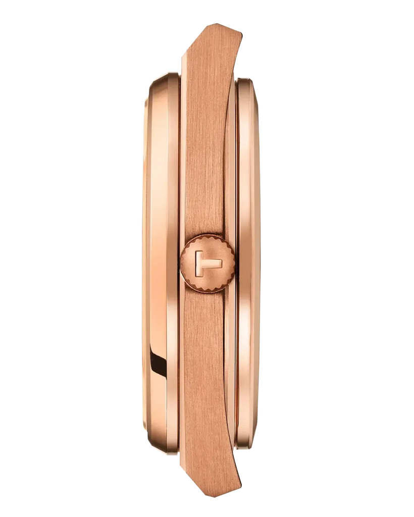 Tissot PRX Powermatic 80 Blue Dial Rose Gold Steel Strap Watch for Men - T137.407.33.041.00