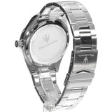 Maserati Competizione Silver Dial Silver Steel Strap Watch for Men - R8853100045