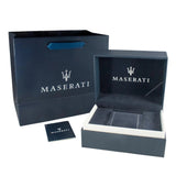 Maserati Attrazione Chronograph Blue Dial Silver Steel Strap Watch for Men - R8853151005