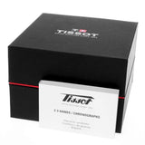 Tissot PRC 100 Solar Quartz Black Dial Black Leather Strap Watch for Men - T151.422.36.051.00