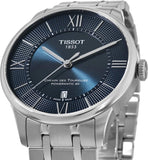 Tissot Chemin Des Tourelles Powermatic 80 Blue Dial Silver Steel Strap Watch for Men - T139.407.11.048.00