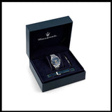 Maserati Velocità Chronograph Blue Dial Silver Steel Strap Watch for Men - R8873652001